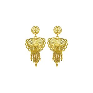 Juego de Joyería Larga Nupcial Turca de Oro Laminado de 14K, 18K, 24K al por Mayor, Estilo Tradicional de Dubái, Conjuntos de Joyería de Moda, Oro Joyería - Product Image 6
