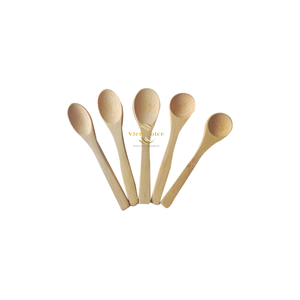 Cuchara de Bambú Natural, Cuchara de Madera Ecológica, Vajilla Reutilizable para Sopa, Postre, Café, Uso en la Cocina - Product Image 4