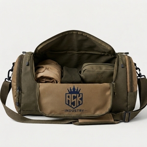 Sac de voyage en toile résistante avec un grand espace de rangement, des poignées renforcées, des fermetures éclair sécurisées et un transport confortable pour les voyages - Product Image 6