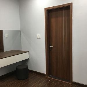 Wholesale Price Supply House Hotel Interior Room Waterproof Flush MDF Wood Door for Apartment Home Simple Minimalist Design - Product Image 1