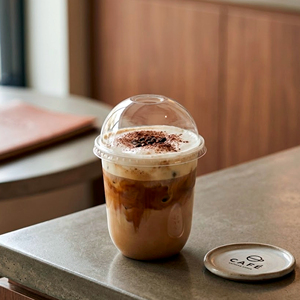 12/16/22oz Clear PP <b>Plastic</b> <b>Cups</b> With Lids For Beverage Coffee Tea Juice 95mm Diameter Transparent Disposable <b>Cup</b> - Product Image 1