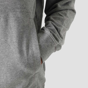 Nouveau sweat-shirt épais en coton mélangé pour homme 2026, coupe oversize à épaules tombantes, style boxy, avec capuche - Product Image 3