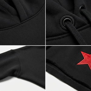 Custom Wholesale High Quality Women Tracksuit Cropped Hoodie Long Sleeves Drop Shoulders Jogger <b>Set</b> Custom <b>Embroidery</b> - Product Image 4