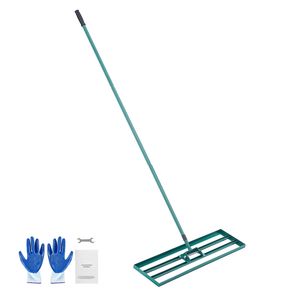 Rastrello Livellante per Giardino in Acciaio Resistente da 78 Pollici, Livellatore per Prato 36x10 Pollici con Testa in Plastica per Tutti i Tipi di Prato - Product Image 2