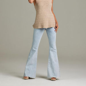 Pantalones Vaqueros de Mezclilla de Diseño Moderno y Transpirable de Primera Calidad a Precio de Fábrica, Pantalones Vaqueros Casuales Rotos y Elegantes Personalizados al por Mayor para Mujer - Product Image 5