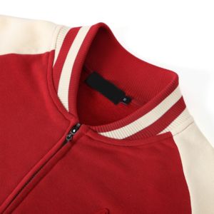 Chaquetas de forro polar universitarias Delta 2026 con cremallera completa, estilo urbano, bordado de chenilla, cortavientos, térmicas, fabricante especializado en ropa griega - Product Image 4
