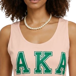 Camiseta sin mangas con letras verdes y rosas para mujer, Top informal de algodón con diseño gráfico, camisa de moda de verano, ropa suave y cómoda para uso diario - Product Image 6