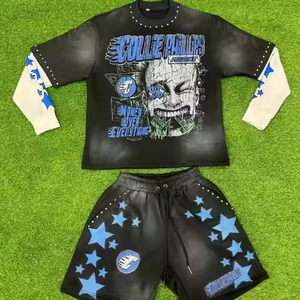 Conjuntos Deportivos de Verano para Hombre, Ligeros, Reversibles, Ecológicos, de 2 Piezas, Corte Ajustado, Camisas y Pantalones Cortos Casuales, Venta al Por Mayor - Product Image 2