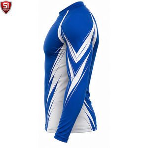 Unisex <b>Long</b> <b>Sleeve</b> Rash Guard <b>Compression</b> <b>Shirt</b> Printed Quick Dry Spandex/Polyester Sports Bodysuit Lightweight Activewear - Product Image 5
