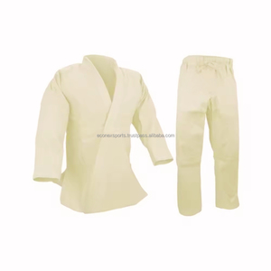 Uniforme de karaté Gi personnalisé et lourd de haute qualité Meilleur prix Faible stock-Concevez vos propres vêtements d'arts martiaux Stretch Caractéristique Lavé - Product Image 2