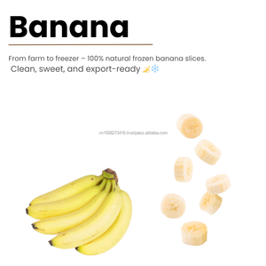 Vente en gros de bananes congelées IQF de qualité d'exportation naturelles et douces propres Fourniture en vrac de fruits congelés transformés IQF - Product Image 6