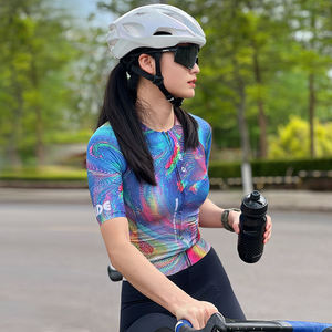 SWG Custom Logo donna <span class=keywords><strong>Shorts</strong></span> a sublimazione manica maglia da ciclismo Road <span class=keywords><strong>MTB</strong></span> Pro Team - Product Image 3