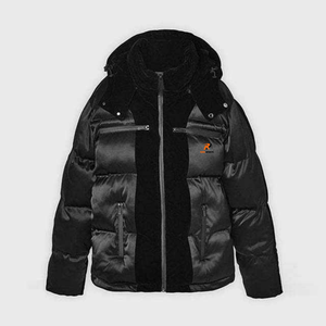 Classic casual Puffer <b>Jacket</b> Warm Hooded <b>Duck</b> <b>Down</b> Custom <b>Down</b> Puffer Thicken <b>Jacket</b> made polyester puffer <b>jacket</b> - Product Image 2