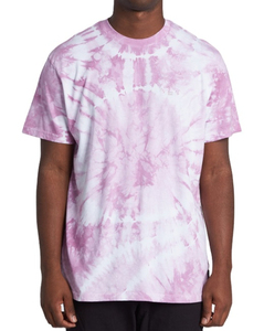 Camiseta de Cuello Redondo de Alta Calidad, 100% Algodón, con Estampado Tie Dye, Logotipo Personalizado, Unisex, Manga Corta, Corte Regular, Estilo Hip Hop para Hombre - Product Image 3