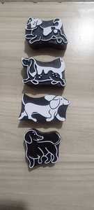 Authentic Hand Carved <b>Wooden</b> <b>Blocks</b> for Textile Printing Traditional Sheesham Wood Floral Stamp DIY Pottery Clay Craft Tool - Product Image 4