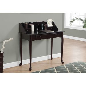 Scrivania Tradizionale in Legno Marrone da 36 Pollici per Ufficio e Casa con Cassetti Portaoggetti per Lavoro - Product Image 5
