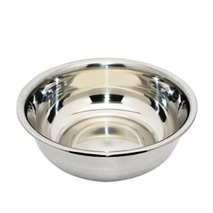Mejor tazón de comida de acero inoxidable pulido, artesanía en metal, tazón de metal de nuevo estilo, tazón grande para comida, para bodas, restaurantes y catering. - Product Image 1