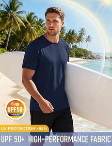 Seamless UV-Protection Mens Quick-Dry T-<b>Shirt</b> For Running With Muscle Support Fit - Product Image 3