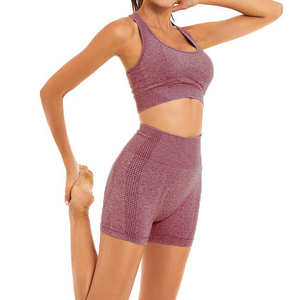Regular Wear High Quality Soft Polyester Spandex New Style Sports Wear Newest Design Women's <b>Sets</b> 2 Piece <b>Set</b> Women - Product Image 6