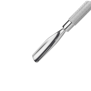 Pousse-cuticules russes en acier inoxydable à bords tranchants, finition brillante, pour nail art - Product Image 5