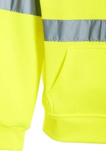 Sudadera de Seguridad Impermeable de Alta Visibilidad, Ropa de Trabajo Reflectante con Cierre, Uniforme de Seguridad, Chaqueta Industrial de Manga Larga de Poliéster para Hombre - Product Image 3