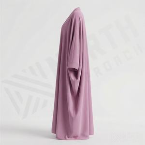 Khimar Sencillo de Diseño Amplio, Hecho a Mano, Talla Grande, de Poliéster con Cuentas, Abaya para Mujeres Musulmanas, Ropa Modesta, Adecuada para la Oración y el Eid - Product Image 3