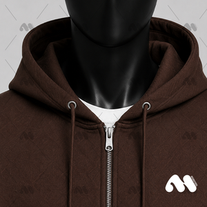 OEM Custom Heavyweight Cotton Fleece Hoodie Tracksuit Men Full Zip <b>Jogger</b> Set <b>Oversized</b> Streetwear Sweat Suit - Product Image 3