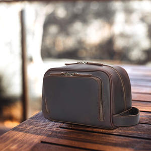 Bolsa de Aseo de Viaje Personalizada, Resistente al Agua, para Hombres, con Compartimentos para Accesorios de Afeitado y Artículos de Higiene Personal - Product Image 6