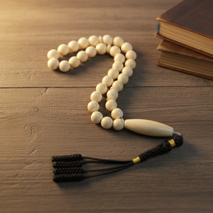 Fashion Jewelry Natural Bone Tasbih Prayer Beads 10mm 33 Count Islamic <b>Rosary</b> Made Zinc Alloy - Product Image 5