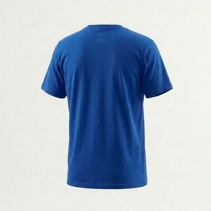 Modern Plain Crew Neck Half Sleeve Knitted Digital <b>100</b>% <b>Polyester</b> Anti-Pilling Loose Fit Breathable Lightweight Casual T-<b>Shirt</b> - Product Image 4