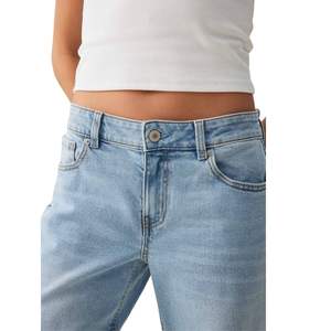 Jeans de mezclilla de pierna ancha para mujer, de cintura alta, lavado claro, corte holgado, personalizados al por mayor, nueva tendencia, fabricante OEM ODM de marca privada - Product Image 6