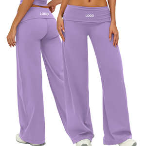 Pantalon large personnalisé imprimé, séchage rapide, respirant, en Spandex/Nylon, taille pliable, coupe ample, mode décontractée - Product Image 2