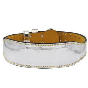 Ceinture de musculation en cuir de haute qualité avec logo personnalisé, en cuir de vachette, soutien dorsal, antidérapante, respirante, réglable, unisexe - Product Image 2