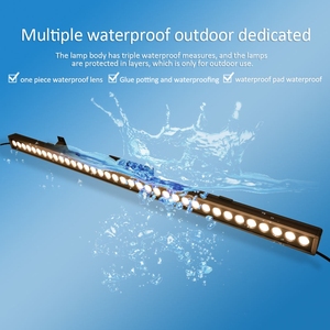 ไฟวอลวอชเชอร์ LED กันน้ำ IP65 AC85-265V ขายดี Ra90 CRI 36W/48W/60W/72W/108W สำหรับไฟภายนอกอาคารและไฟโรงแรม - Product Image 1