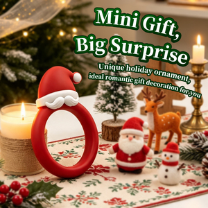 S-HANDE 2026 Nouveauté Cadeaux de Noël Bien-être Anneau pénien en silicone sûr <span class=keywords><strong>pour</strong></span> le corps en forme de bonnet de Père Noël Jouets sexuels <span class=keywords><strong>pour</strong></span> hommes Éjaculation retardée - Product Image 5