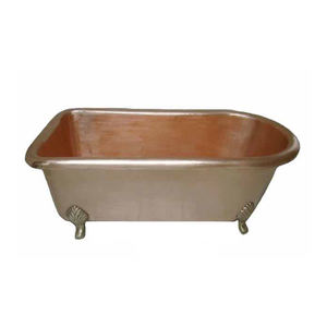 Nueva bañera independiente de cobre con acabado liso, diseño elegante y lujoso para villas, bañera de cobre para baño, venta al por mayor. - Product Image 2