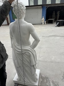 <span class=keywords><strong>Escultura</strong></span> Clásica Masculina de Mármol Blanco para Exteriores con Cáliz, Diseño Personalizado, Moldes para Esculturas de Jardín <span class=keywords><strong>en</strong></span> Venta - Product Image 5