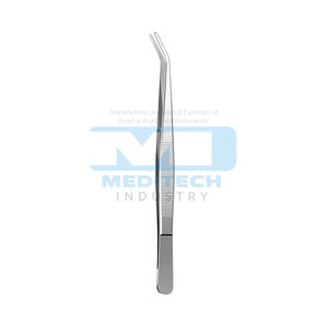 Pinces à pansements droites à bout arrondi 15 cm, pinces chirurgicales pour tissus, pinces à pansements et à tissus standard en coton 14 cm, haute qualité - Product Image 4