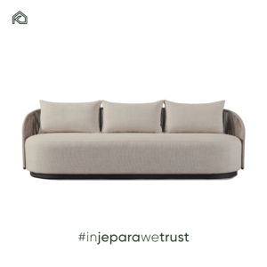 ชุดเฟอร์นิเจอร์รับประทานอาหารกลางแจ้งไม้สักทันสมัยรุ่นใหม่ ทนทานต่อสภาพอากาศ พร้อมโซฟาเชือกกันน้ำ เหมาะสำหรับรีสอร์ทและโรงแรม - Product Image 6