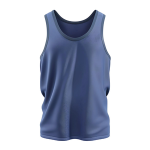 Débardeurs Homme 100% Coton Personnalisables Respirants Sans Manches pour Gym et Fitness – Sous-vêtements de Sport Vente en Gros Veste Décontractée d'Été OEM - Product Image 4
