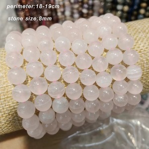 Natural Stone pink calcite Round <b>Bead</b> a String of <b>Beads</b> for Diy Jewelry <b>Bracelet</b> Making for Women and <b>Men</b> Gift Jewelry - Product Image 5