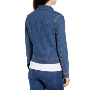 Veste en jean décontractée de haute qualité pour femmes, faible MOQ, nouvelle collection, vestes en jean pour hommes et femmes, vente en gros, personnalisable - Product Image 2