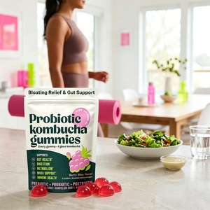 Gummies probiotiques naturels au kombucha <span class=keywords><strong>pour</strong></span> l'équilibre immunitaire et le soin intestinal – Complément alimentaire quotidien – OEM et ODM - Product Image 1