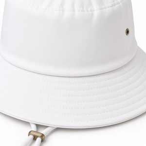 Women <b>White</b> and Royal Blue ZPhiB Embroidered Logo Bucket <b>Hat</b> Wide Brim Casual Outdoor Summer Fashion Sun Protection Headwear - Product Image 5