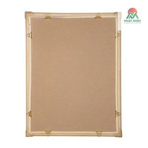 Rectangular Rattan Cuba Decorative Wall <b>Mirror</b>, Natural Brown.The rattan <b>frame</b> is designed to complement various décor styles - Product Image 5