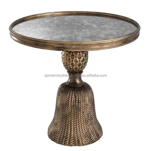 Table basse traditionnelle luxueuse avec cadre en métal et design écologique pour une utilisation en chambre à coucher, haute qualité Azora Industries - Product Image 1