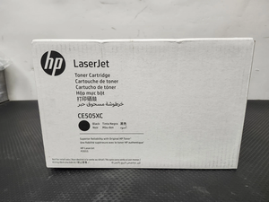 Cartouche de toner noir haute capacité authentique HP CE505XC d'origine - Product Image 1