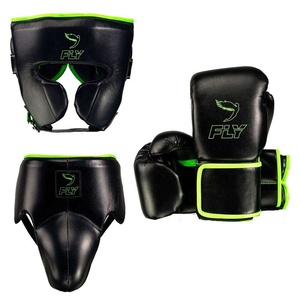 Precio al por Mayor RTS, Juego de Boxeo FLY de la Mejor Calidad con Cuero Vacuno Puro, Juego Profesional de Entrenamiento y Sparring AS-SP-01 - Product Image 1