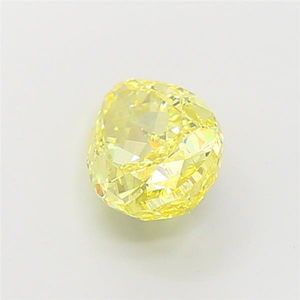 Diamant de laboratoire élégant de forme poire, jaune vif fantaisie, taille excellente, haute brillance, pierre lâche de type CVD 2A, pour la fabrication de bijoux. - Product Image 3