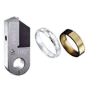 5mm plat CVD diamant facettage outil tournage fraise Posalux diamant outils 180 degrés chaîne outils pour bague en or bijoux - Product Image 1